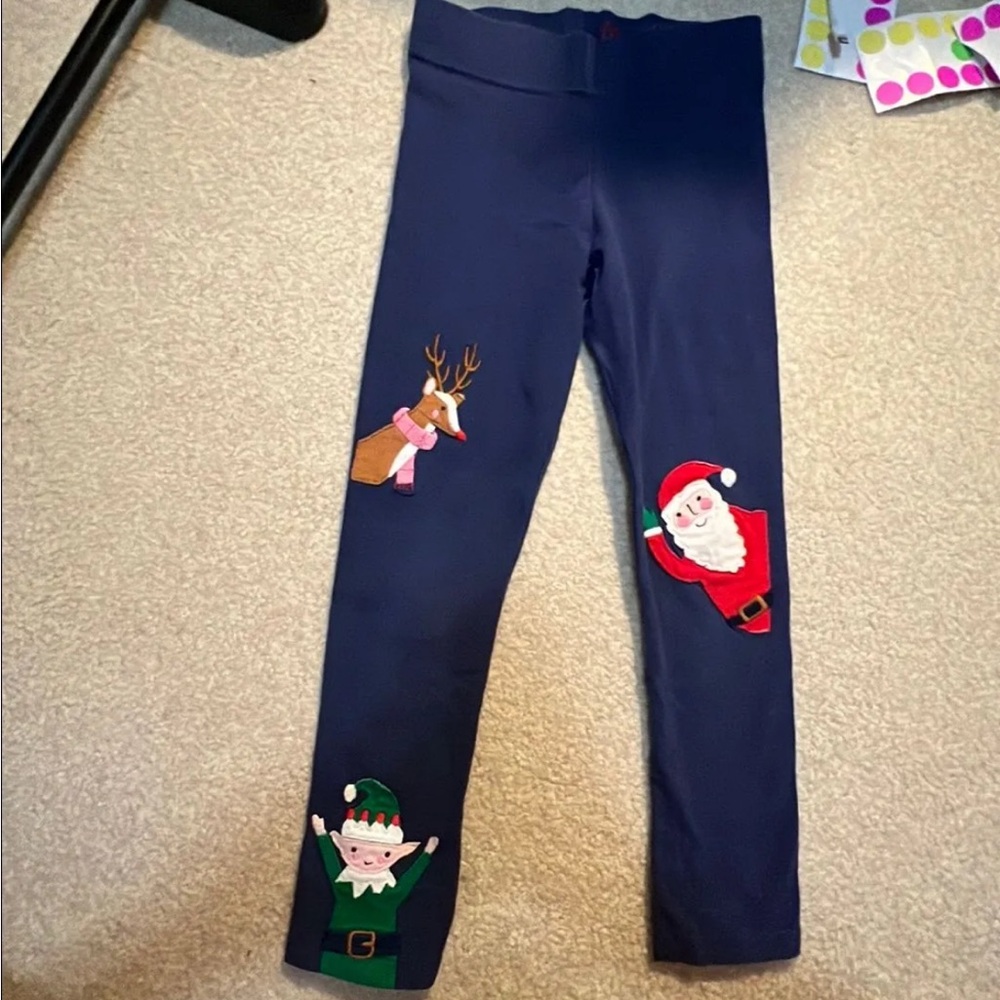 Mini Boden 6/7 Holiday Leggings